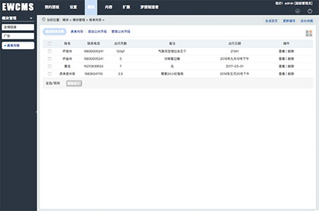 内容管理系统页面安菲科技-网站建设|微信开发|小程序开发